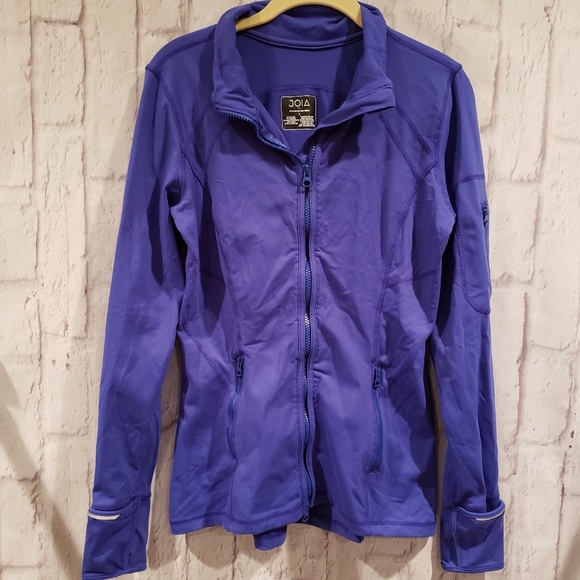 Joia Tops - Joia Athletic Track Yoga jacket purple large